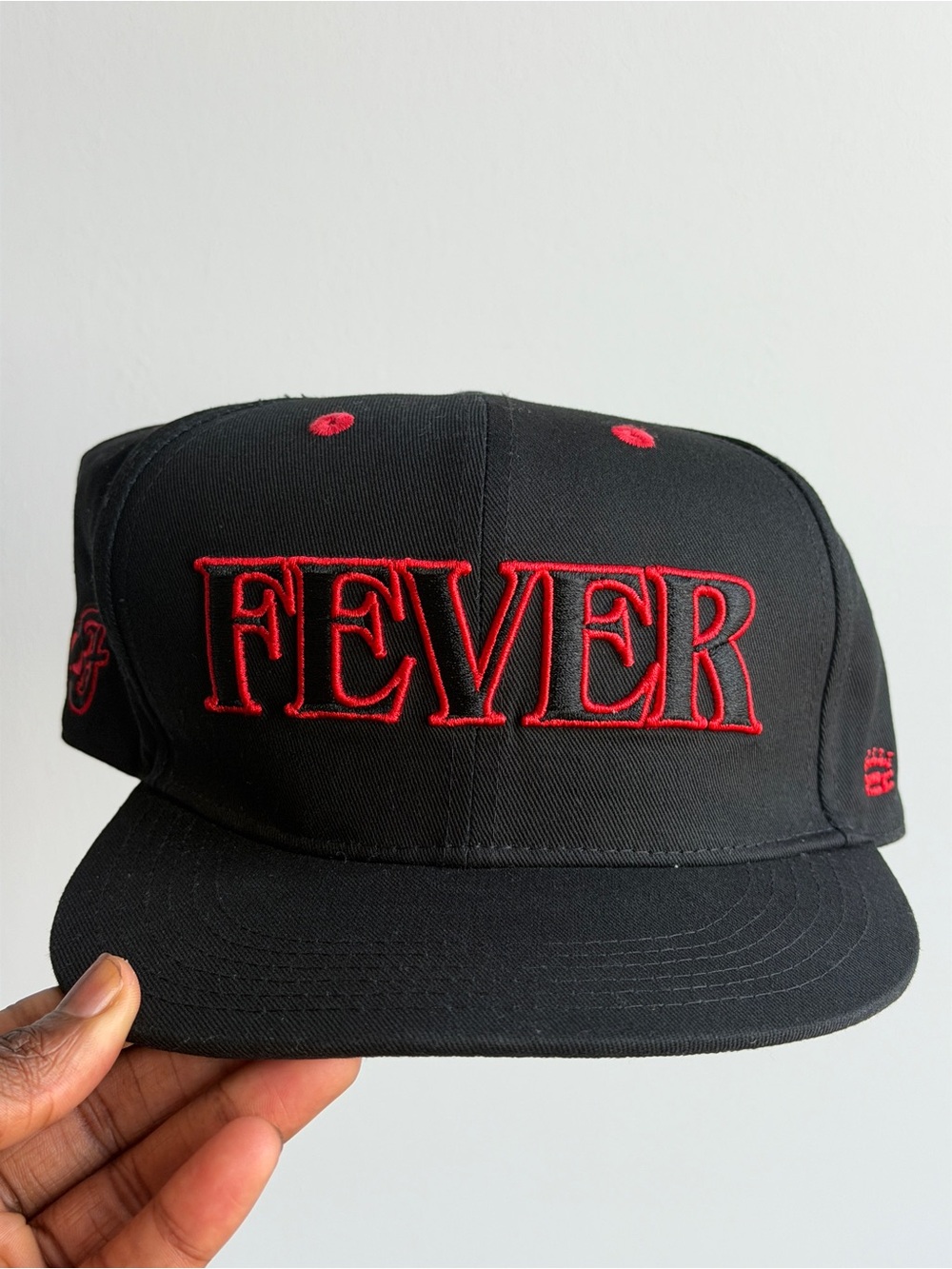 Indiana FEVER Embroidered Black Snapback Hat - Picture 7 of 7